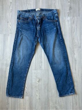 Big Star Men's Washed Blue Relaxed Jeans